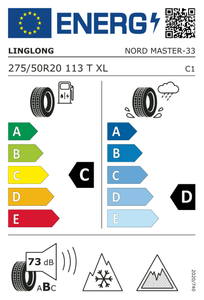 EU-Merkki Linglong Nord Master 275/50R20 113T XL
