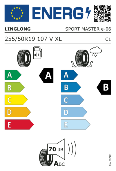 Eu-Märkning Linglong Sport Master EV 255/50R19 107V XL