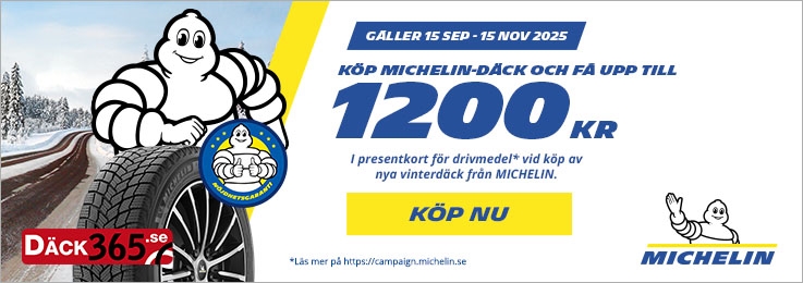 Kör längre med Michelin - Köp 2 eller 4st vinterdäck och få presentkort på drivmedel!