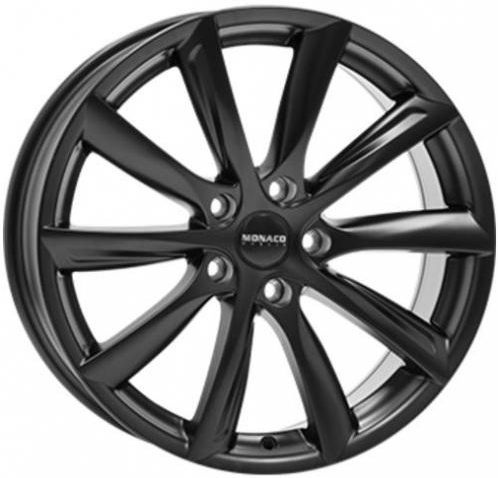 Monaco Gp6 Matt Black 8.5 x 19 CB64,10 ET40 5/114.3