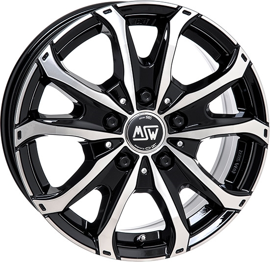 MSW 48 Van Blk/Pol 7 x 16 CB65,10 ET51 5/120